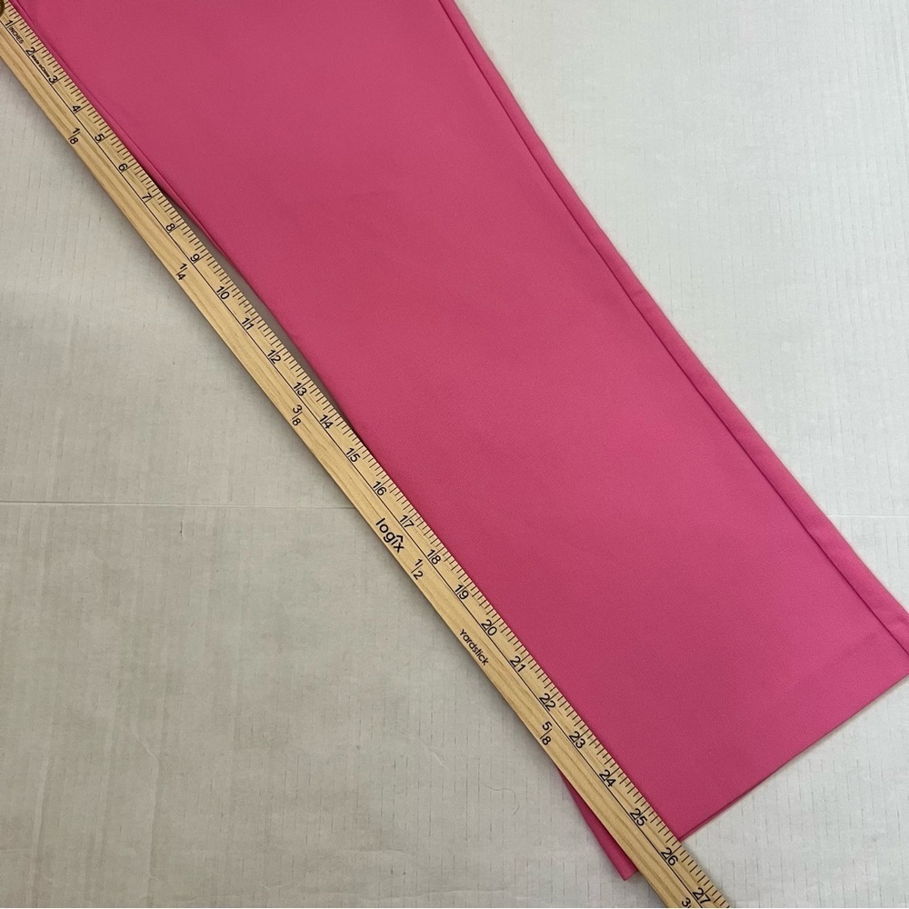 NWT Zara Pink High Rise Cropped Kick Flare Pants Trousers Large - Picture 16 of 16